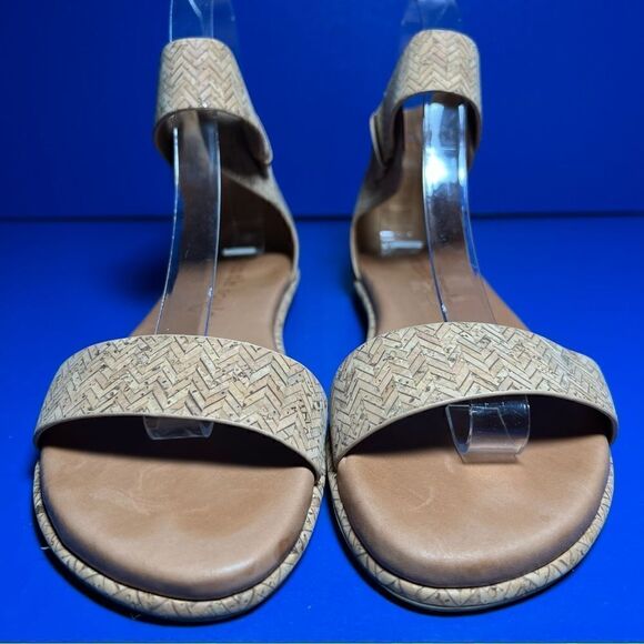 Gentle Soul by Kenneth Cole Womens Break Even Cork Flat Sandals 6 - Picture 2 of 9